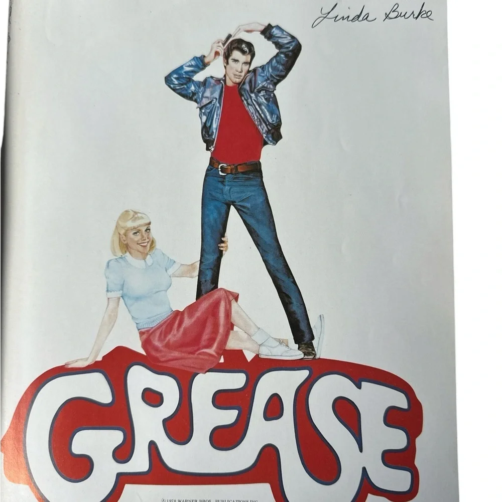 1978 GREASE Olivia Newton John Travolta SANDY Sheet Music Hollywood Theme Movie